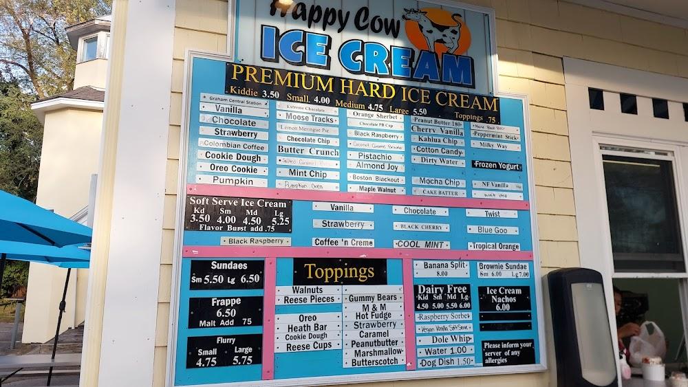 Happy Cow Ice Cream Shop Menu image 3