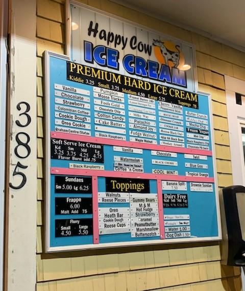 Happy Cow Ice Cream Shop Menu image 4